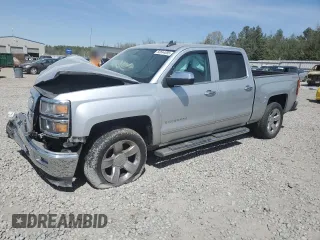 2015 Chevrolet Silverado 1500 LTZ with VIN 3GCUKSEC3FG202426, listed as a Copart auction lot 50644095 with 0 mi miles and Salvage Title. Bid and sale history available at carsss.com. Image 1.