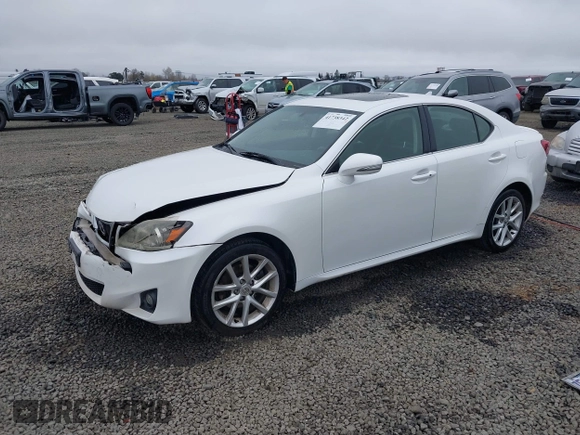 2012 Lexus IS 250 with VIN JTHCF5C24C5053845, listed as a IAAI auction lot 41738342 with 137,249 mi miles and . Bid and sale history available at DreamBid. Image 2.