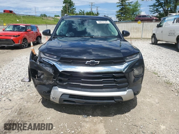 2022 Chevrolet TrailBlazer LT with VIN KL79MRSL4NB045331, listed as a Copart auction lot 58072344 with 31,125 mi miles and Salvage Title. Bid and sale history available at DreamBid. Image 5.
