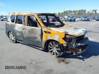 2013 Infiniti QX56 with VIN JN8AZ2NF1D9550770, listed as a IAAI auction lot 41431333 with Not provided miles and . Bid and sale history available at DreamBid. Image 1.