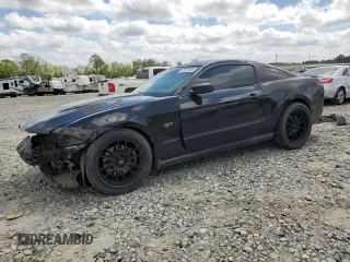 2012 Ford Mustang GT Premium with VIN 1ZVBP8CF5C5250759, listed as a Copart auction lot 51655095 with 124,351 mi miles and Salvage Title. Bid and sale history available at DreamBid. Image 1.