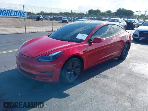 2023 Tesla Model 3 with VIN 5YJ3E1EA2PF588467, listed as a IAAI auction lot 42254921 with 11,217 mi miles and . Bid and sale history available at DreamBid. Image 18.