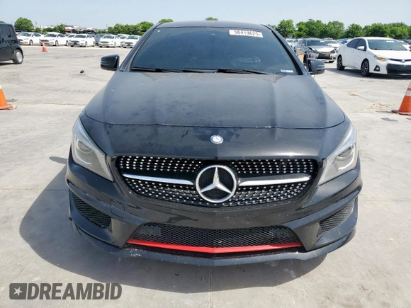 2016 Mercedes-Benz CLA 250 with VIN WDDSJ4GB9GN390040, listed as a Copart auction lot 56419625 with 83,047 mi miles and Salvage title. Bid and sale history available at DreamBid. Image 5.