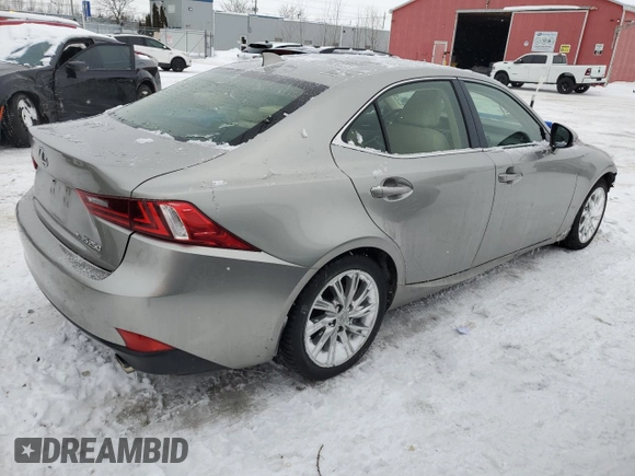2015 Lexus IS 250 with VIN JTHCF1D27F5028966, listed as a Copart auction lot 44554245 with 79,385 mi miles and Clean Title. Bid and sale history available at carsss.com. Image 3.
