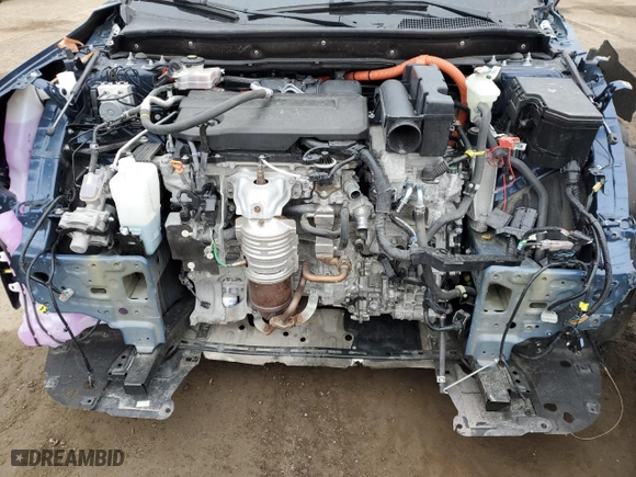 2024 Honda CR-V Hybrid Sport Touring with VIN 2HKRS6H91RH205303, listed as a Copart auction lot 48812695 with 56,986 mi miles and Salvage Title. Bid and sale history available at carsss.com. Image 12.