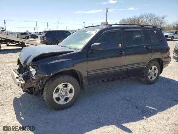 2007 Toyota Highlander with VIN JTEGD21A870170182, listed as a Copart auction lot 49492725 with 223,365 mi miles and Salvage Title. Bid and sale history available at carsss.com. Image 1.