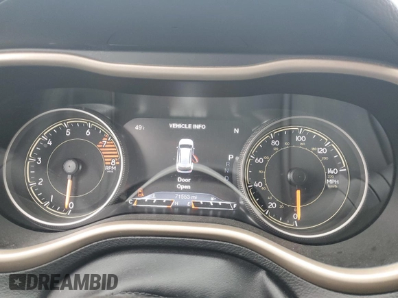 2018 Jeep Cherokee Limited z VIN 1C4PJMDX2JD560459, wystawiony jako Copart lot #55322465 z przebiegiem 71 553 mil mil oraz Szkoda całkowita • Salvage title. Historia ofert i sprzedaży dostępna na DreamBid. Obrazek 9.