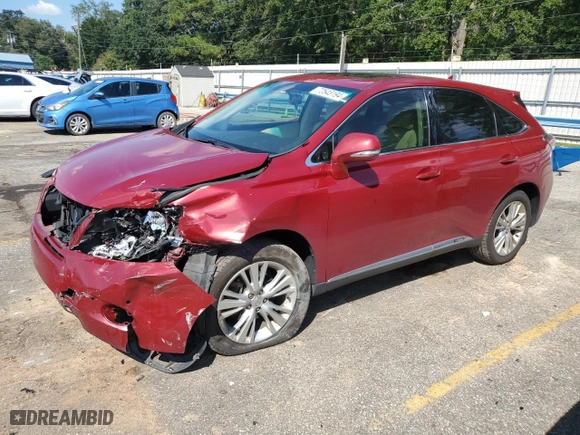 2011 Lexus RX 450h with VIN JTJZB1BA7B2005973, listed as a Copart auction lot 72545194 with 264,710 mi miles and Salvage Title. Bid and sale history available at carsss.com. Image 1.