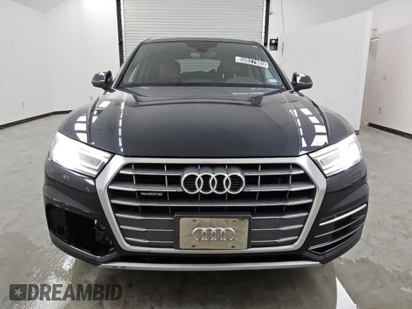 2018 Audi Q5 Premium with VIN WA1ANAFY4J2185999, listed as a Copart auction lot 50827985 with 66,195 mi miles and Clean Title. Bid and sale history available at DreamBid. Image 5.