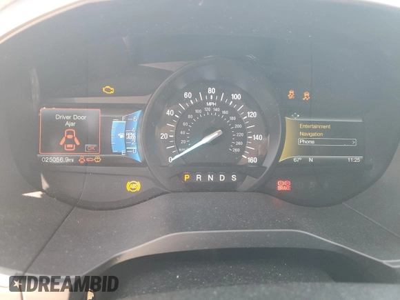2018 Ford Edge SEL with VIN 2FMPK3J91JBC25112, listed as a Copart auction lot 50050845 with 25,056 mi miles and Salvage Title. Bid and sale history available at carsss.com. Image 9.