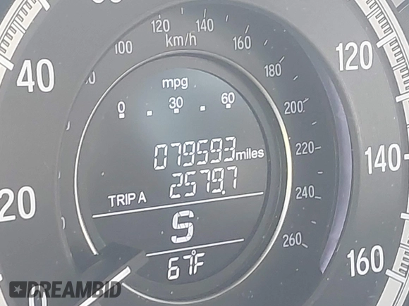 2017 Honda Accord LX with VIN 1HGCR2F38HA122578, listed as a IAAI auction lot 41779507 with 79,593 mi miles. Bid and sale history available at carsss.com. Image 7.