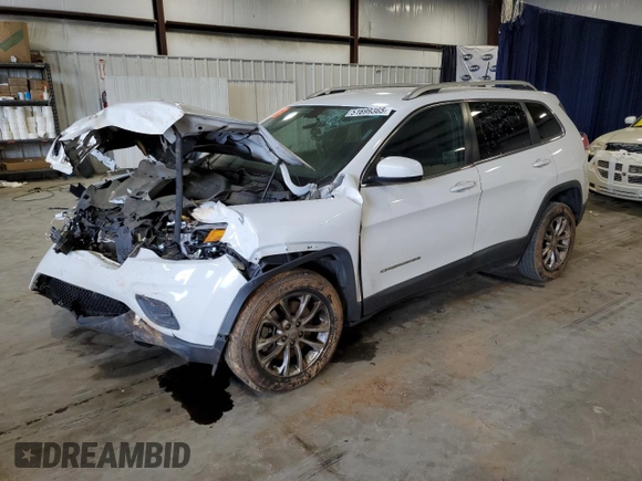 2019 Jeep Cherokee Latitude z VIN 1C4PJLCB7KD160561, wystawiony jako Copart lot #51699365 z przebiegiem 164 995 mil mil oraz Szkoda całkowita • Salvage title. Historia ofert i sprzedaży dostępna na DreamBid. Obrazek 1.