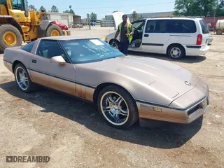 1985 Chevrolet Corvette with VIN 1G1YY0781F5115024, listed as a IAAI auction lot 42096552 with 217,699 mi miles. Bid and sale history available at carsss.com. Image 1.