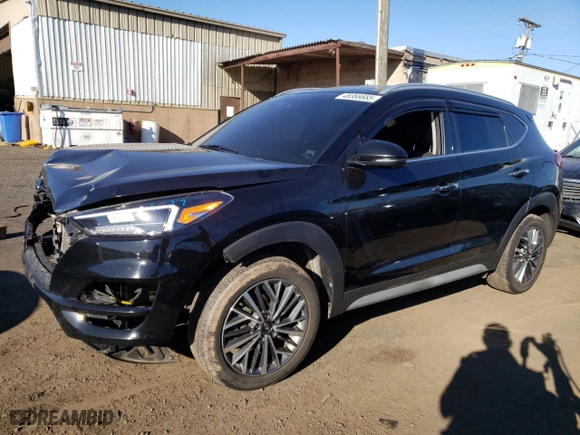 2020 Hyundai Tucson SEL with VIN KM8J3CAL5LU240935, listed as a Copart auction lot 48368685 with 153,560 mi miles and Salvage Title. Bid and sale history available at carsss.com. Image 1.