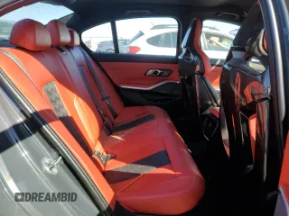 2023 BMW M3 Competition xDrive z VIN WBS43AY00PFP21678, wystawiony jako Copart lot #46301135 z przebiegiem 22 705 mil mil oraz Szkoda całkowita • Salvage title. Historia ofert i sprzedaży dostępna na DreamBid. Obrazek 10.
