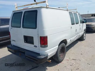 2008 Ford Econoline Cargo Commercial with VIN 1FTNE14W08DA36965, listed as a IAAI auction lot 42061503 with 261,416 mi miles and . Bid and sale history available at carsss.com. Image 4.