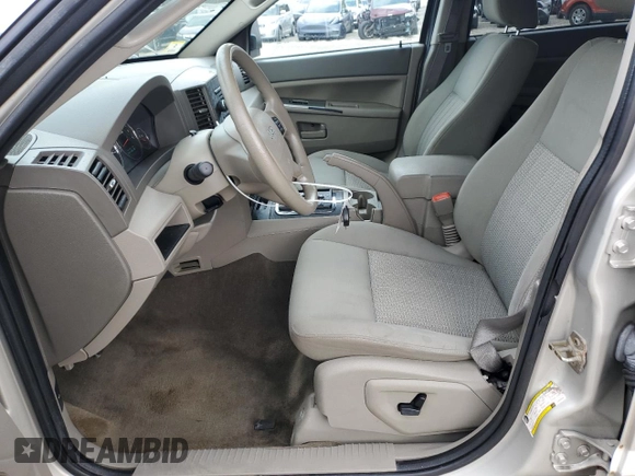 2007 Jeep Grand Cherokee Laredo with VIN 1J8GR48K37C610414, listed as a Copart auction lot 47038515 with 126,408 mi miles and Clean Title. Bid and sale history available at carsss.com. Image 7.