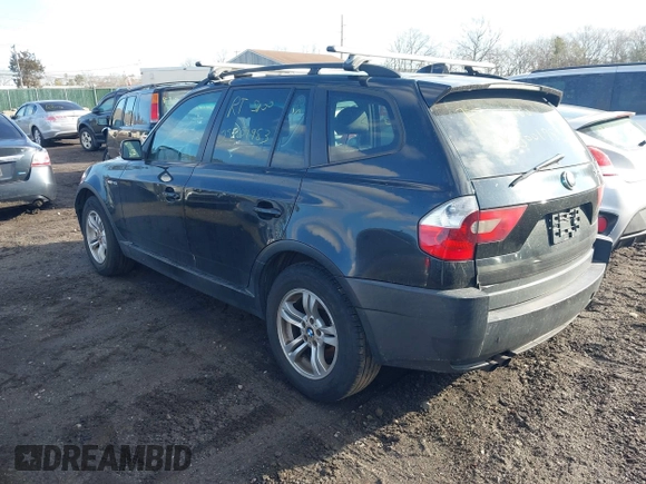 2005 BMW X3 3.0i with VIN WBXPA93405WA32004, listed as a IAAI auction lot 41683940 with Not provided miles and . Bid and sale history available at DreamBid. Image 3.