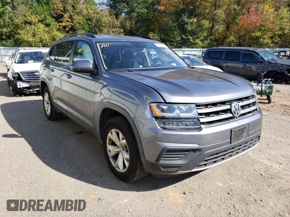 2020 Volkswagen Atlas S z VIN 1V2AP2CA1LC502159, wystawiony jako Copart lot #66649222 z przebiegiem 55 980 mil mil oraz . Historia ofert i sprzedaży dostępna na DreamBid. Obrazek 1.
