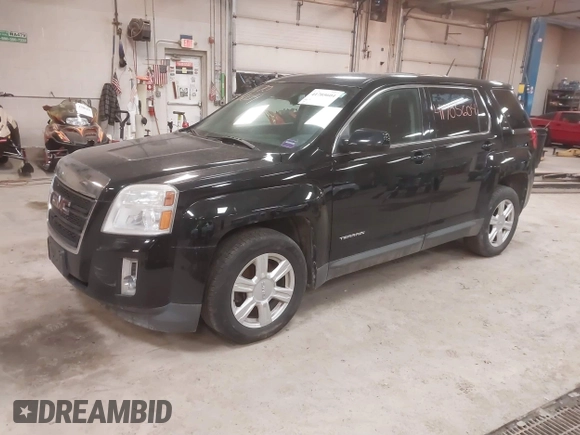 2014 GMC Terrain SLE with VIN 2GKFLVEK4E6184662, listed as a IAAI auction lot 41705604 with 185,294 mi miles. Bid and sale history available at carsss.com. Image 2.