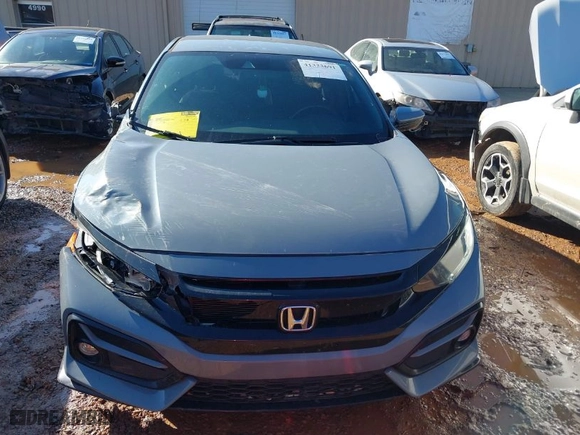 2021 Honda Civic Hatchback Sport with VIN SHHFK7H48MU209500, listed as a IAAI auction lot 41323691 with 81,776 mi miles. Bid and sale history available at carsss.com. Image 12.