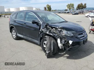 2013 Honda CR-V LX with VIN 2HKRM3H33DH515255, listed as a Copart auction lot 48430545 with 126,150 mi miles and Salvage Title. Bid and sale history available at carsss.com. Image 4.