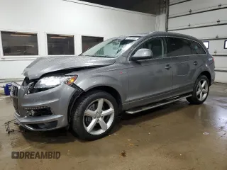2015 Audi Q7 3.0T S line Prestige with VIN WA1DGAFE0FD025644, listed as a Copart auction lot 47640805 with 105,644 mi miles and Salvage Title. Bid and sale history available at carsss.com. Image 1.