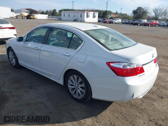 2014 Honda Accord EX-L with VIN 1HGCR2F82EA163330, listed as a IAAI auction lot 41920561 with 86,890 mi miles and . Bid and sale history available at carsss.com. Image 3.