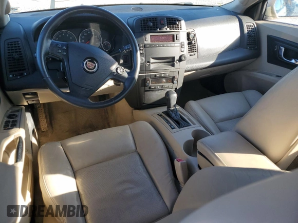 2005 Cadillac CTS with VIN 1G6DP567250181529, listed as a Copart auction lot 76840944 with 64,175 mi miles and Salvage Title. Bid and sale history available at carsss.com. Image 8.