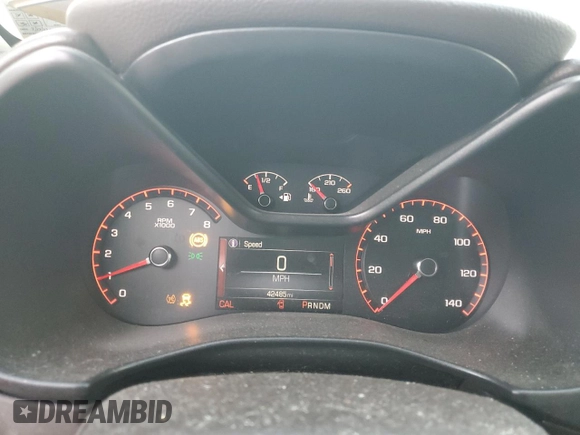 2016 GMC Canyon 4WD SLE with VIN 1GTG6CE32G1237482, listed as a Copart auction lot 81569844 with 42,485 mi miles and Salvage Title. Bid and sale history available at carsss.com. Image 9.