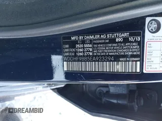 2014 Mercedes-Benz E 550 Sport with VIN WDDHF9BB5EA923294, listed as a IAAI auction lot 41588318 with 141,510 mi miles and . Bid and sale history available at DreamBid. Image 9.
