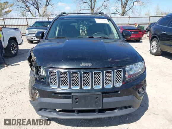 2017 Jeep Compass High Altitude with VIN 1C4NJDEB1HD151132, listed as a IAAI auction lot 41968785 with 164,273 mi miles. Bid and sale history available at carsss.com. Image 12.