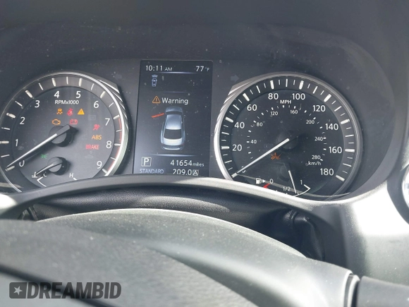 2021 Infiniti Q50 Pure with VIN JN1EV7APXMM702002, listed as a IAAI auction lot 41947553 with 41,654 mi miles and . Bid and sale history available at DreamBid. Image 7.