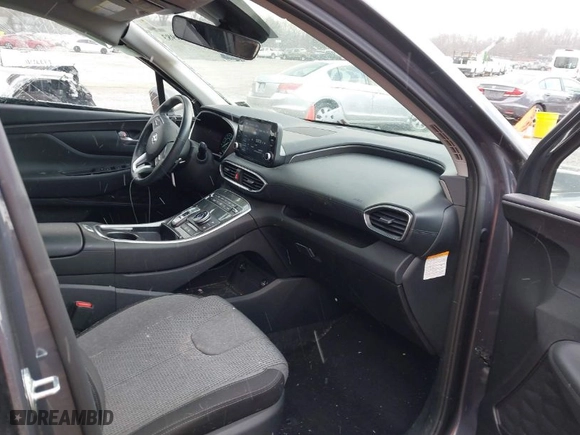 2021 Hyundai Santa Fe Hybrid Blue with VIN KM8S2DA13MU013627, listed as a IAAI auction lot 41630983 with 58,187 mi miles. Bid and sale history available at carsss.com. Image 5.