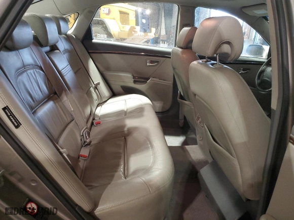 2009 Hyundai Azera GLS with VIN KMHFC46D59A371628, listed as a Copart auction lot 87460584 with 103,077 mi miles and Salvage Title. Bid and sale history available at carsss.com. Image 10.