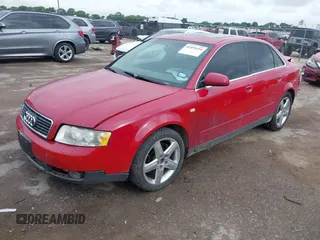2003 Audi A4 3.0L with VIN WAULT68E23A254280, listed as a IAAI auction lot 42492694 with Not provided miles and . Bid and sale history available at DreamBid. Image 17.