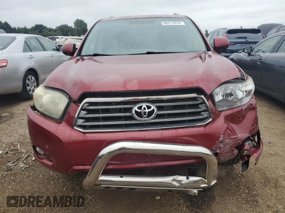 2009 Toyota Highlander Sport z VIN JTEES43A692116005, wystawiony jako Copart lot #66279264 z przebiegiem 129 139 mil mil oraz Szkoda całkowita • Salvage title. Historia ofert i sprzedaży dostępna na DreamBid. Obrazek 5.