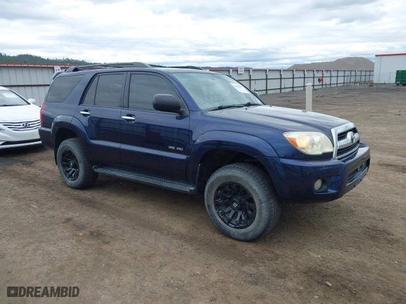 2007 Toyota 4Runner SR5 with VIN JTEBU14R870122512, listed as a IAAI auction lot 41906687 with 249,286 mi miles. Bid and sale history available at carsss.com. Image 1.