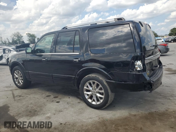 2017 Ford Expedition Limited z VIN 1FMJU1KT6HEA21919, wystawiony jako Copart lot #55009405 z przebiegiem 73 857 mil mil oraz Szkoda całkowita • Salvage title. Historia ofert i sprzedaży dostępna na DreamBid. Obrazek 2.