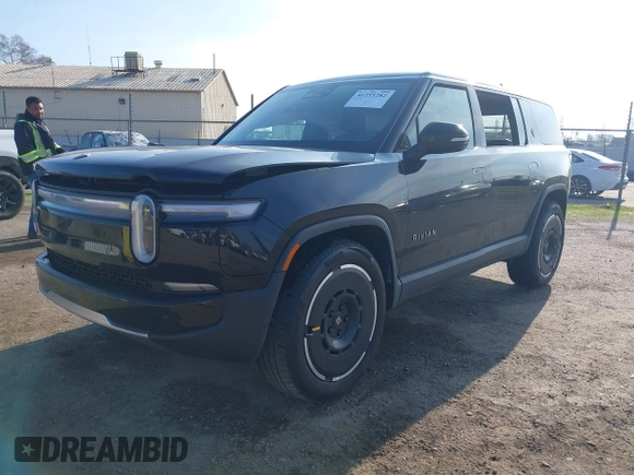 2025 Rivian R1S Adventure with VIN 7PDSGBBAXSN055849, listed as a IAAI auction lot 41255282 with 2,885 mi miles. Bid and sale history available at carsss.com. Image 18.