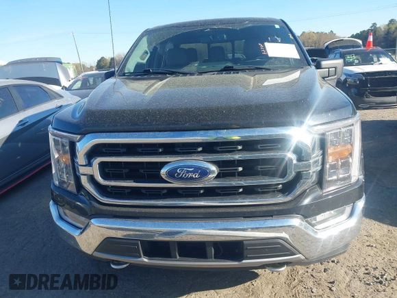 2021 Ford F-150 XL with VIN 1FTEW1EP9MFC67009, listed as a IAAI auction lot 41895221 with 55,417 mi miles. Bid and sale history available at carsss.com. Image 13.