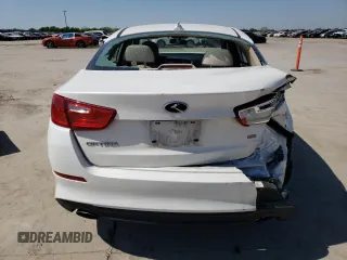 2015 Kia Optima LX with VIN KNAGM4A75F5558943, listed as a Copart auction lot 52299685 with 132,724 mi miles and Salvage Title. Bid and sale history available at carsss.com. Image 6.