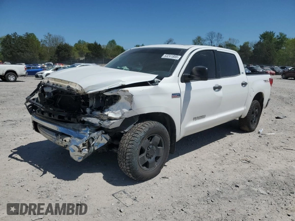 2012 Toyota Tundra 4WD Truck with VIN 5TFDW5F18CX270201, listed as a Copart auction lot 53241885 with 0 mi miles and Salvage Title. Bid and sale history available at carsss.com. Image 1.
