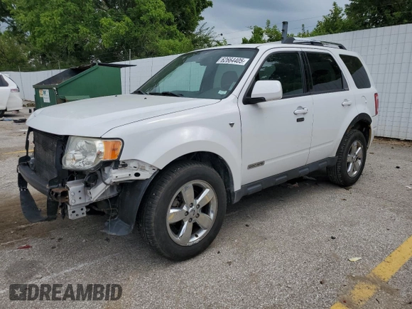 2008 Ford Escape Limited with VIN 1FMCU04188KB34707, listed as a Copart auction lot 62664405 with 204,695 mi miles and Salvage title. Bid and sale history available at DreamBid. Image 1.