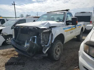 2011 Ford F-350 XL with VIN 1FTRF3B62BEA42474, listed as a Copart auction lot 53063855 with 210,877 mi miles and Salvage title. Bid and sale history available at DreamBid. Image 1.
