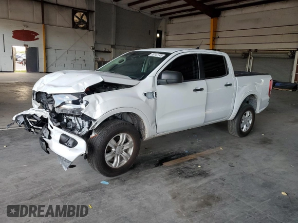 2022 Ford Ranger XL with VIN 1FTER4EHXNLD46693, listed as a Copart auction lot 58147745 with 55,681 mi miles and Salvage title. Bid and sale history available at DreamBid. Image 1.