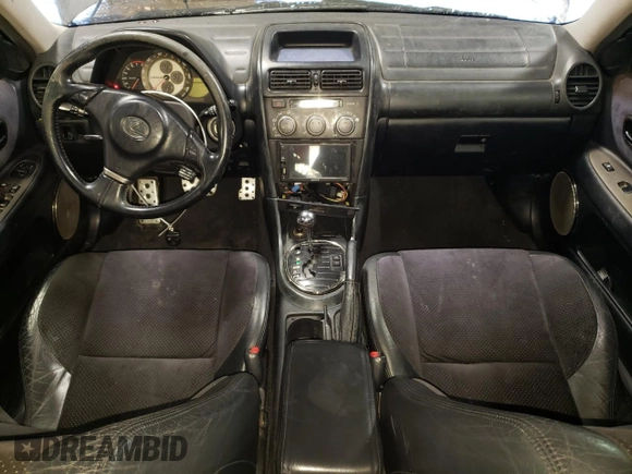2003 Lexus IS 300/350 with VIN JTHBD192930071854, listed as a Copart auction lot 46166955 with 240,258 mi miles and Salvage Title. Bid and sale history available at DreamBid. Image 8.