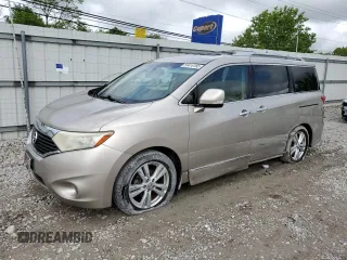 2012 Nissan Quest LE z VIN JN8AE2KP7C9035358, wystawiony jako Copart lot #55416165 z przebiegiem 169 264 mil mil oraz Szkoda całkowita • Salvage title. Historia ofert i sprzedaży dostępna na DreamBid. Obrazek 1.