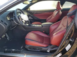 2021 Infiniti Q60 Red Sport 400 z VIN JN1FV7LK5MM530466, wystawiony jako Copart lot #84138974 z przebiegiem 41 452 mil mil oraz Czysty tytuł • Clean title. Historia ofert i sprzedaży dostępna na DreamBid. Obrazek 7.