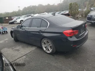 2018 BMW 3 Series 328d with VIN WBA8E5C54JA507646, listed as a Copart auction lot 75518574 with 50,951 mi miles and Salvage title. Bid and sale history available at DreamBid. Image 2.